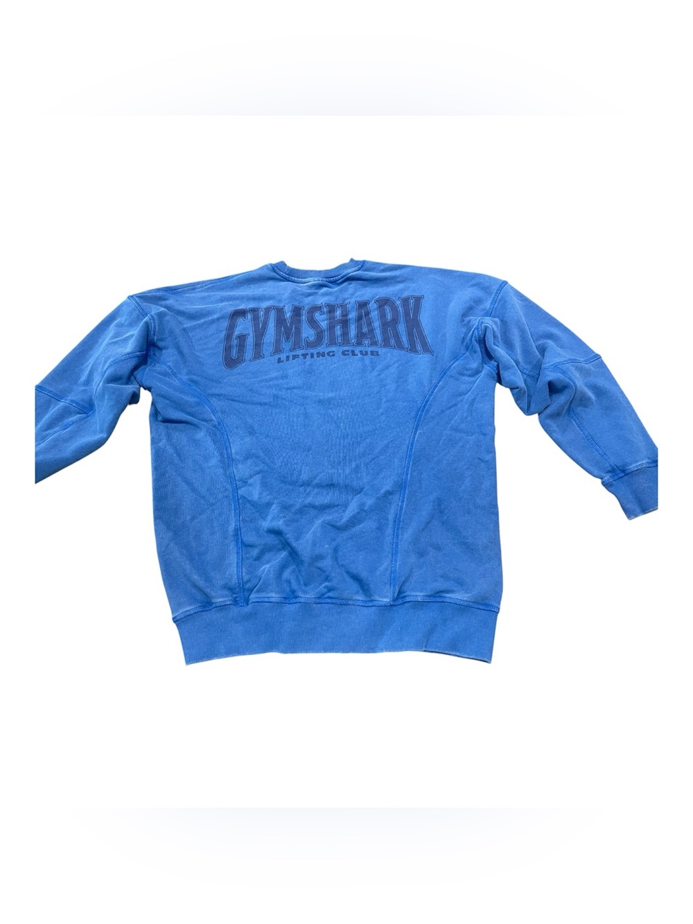 Gymshark Heritage Washed Crew - Vintage Blue Size XL